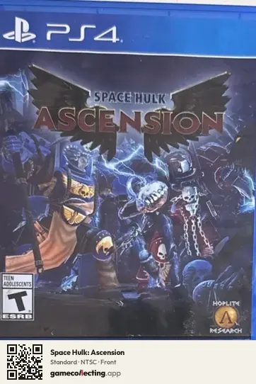 Space Hulk: Ascension PlayStation 4, NTSC box front