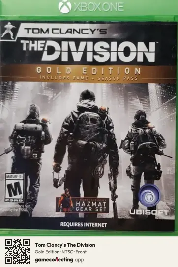 Tom Clancy's The Division Xbox One, NTSC box front