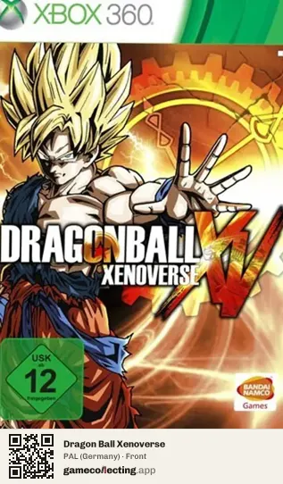 Dragon Ball Xenoverse Xbox 360, Germany box front