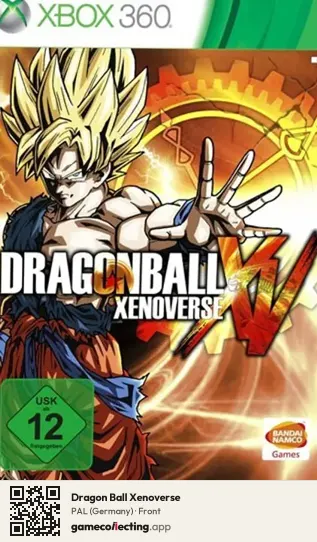 Dragon Ball Xenoverse Xbox 360, Germany box front