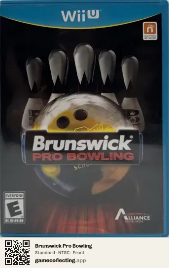 Brunswick Pro Bowling Nintendo Wii U, NTSC box front