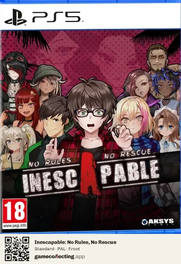 Inescapable: No Rules, No Rescue PlayStation 5, PAL box front