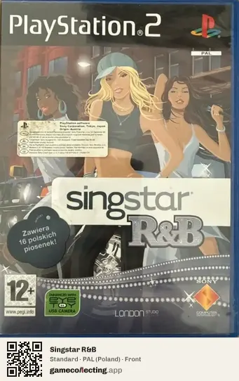Singstar R&B PlayStation 2, Poland box front