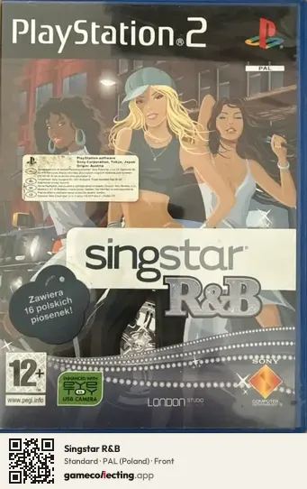 Singstar R&B PlayStation 2, Poland box front