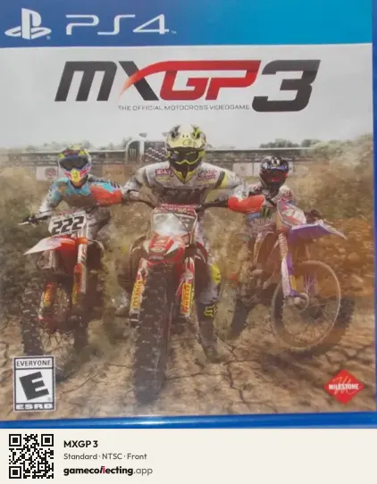 MXGP 3 PlayStation 4, NTSC box front