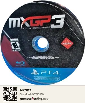 MXGP 3 PlayStation 4, NTSC disc