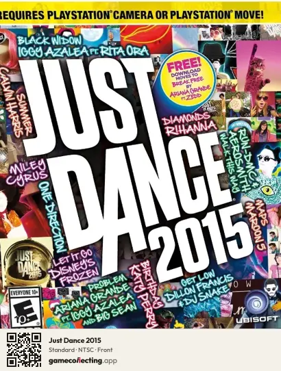Just Dance 2015 PlayStation 4, NTSC box front