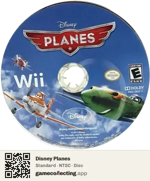 Disney Planes Nintendo Wii, NTSC disc