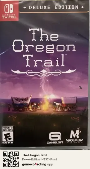 The Oregon Trail Nintendo Switch, NTSC box front