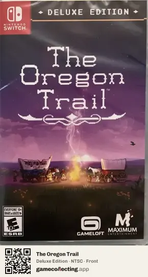 The Oregon Trail Nintendo Switch, NTSC box front