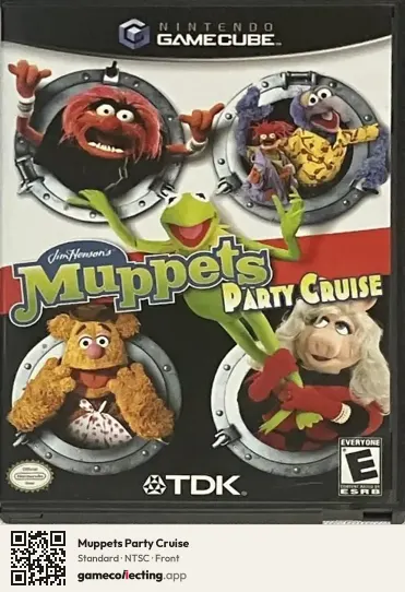 Muppets Party Cruise Nintendo GameCube, NTSC box front