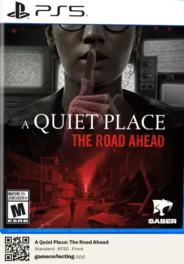 A Quiet Place: The Road Ahead PlayStation 5, NTSC box front