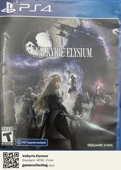 Valkyrie Elysium PlayStation 4, NTSC box front