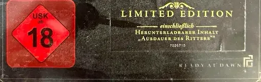 The Order: 1886, the USK square on its front