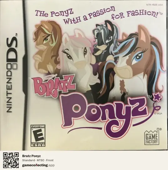 Bratz Ponyz Nintendo DS, NTSC box front