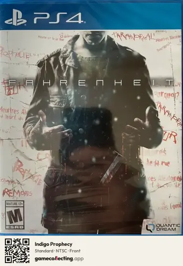 Indigo Prophecy PlayStation 4, NTSC box front