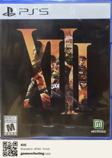 XIII PlayStation 5, NTSC box front