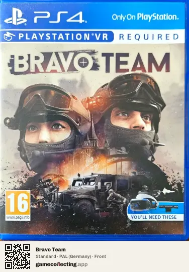 Bravo Team PlayStation 4, Germany box front