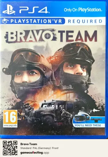 Bravo Team PlayStation 4, Germany box front