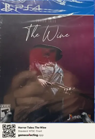 Horror Tales: The Wine PlayStation 4, NTSC box front