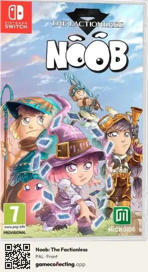 Noob: The Factionless Nintendo Switch, PAL box front