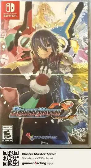 Blaster Master Zero 3 Nintendo Switch, NTSC box front