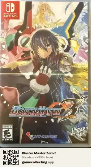Blaster Master Zero 3 Nintendo Switch, NTSC box front
