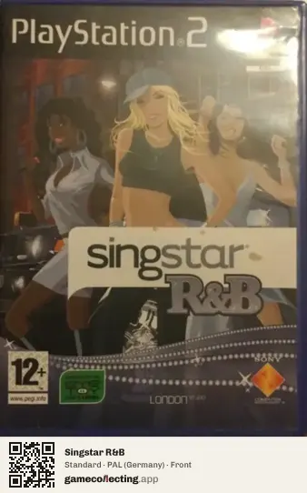 Singstar R&B PlayStation 2, Germany box front