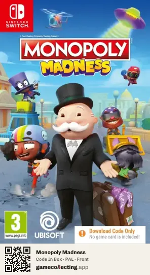 Monopoly Madness Nintendo Switch, PAL box front