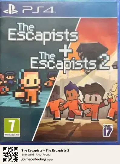 The Escapists + The Escapists 2 PlayStation 4, PAL box front
