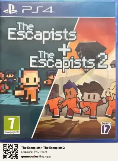 The Escapists + The Escapists 2 PlayStation 4, PAL box front