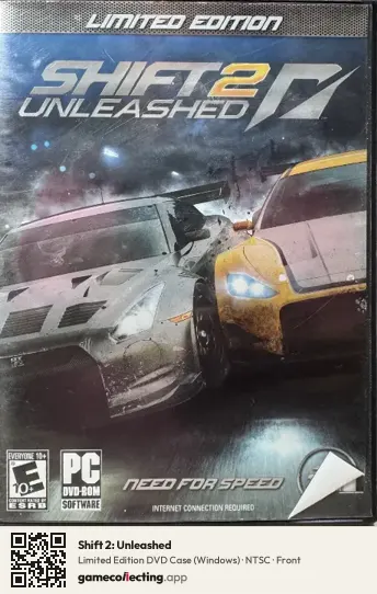 Shift 2: Unleashed Computer, NTSC box front