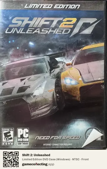 Shift 2: Unleashed Computer, NTSC box front