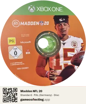 Madden NFL 20 Xbox One, PAL disc