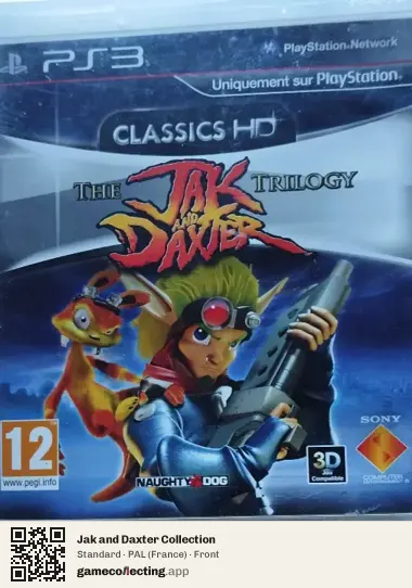 Jak and Daxter Collection PlayStation 3, France box front