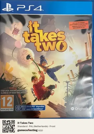 It Takes Two PlayStation 4, Netherlands box front