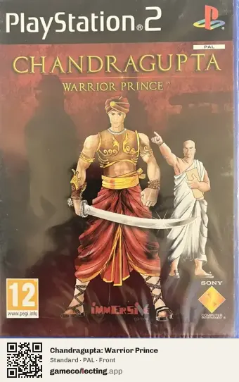 Chandragupta: Warrior Prince PlayStation 2, PAL box front
