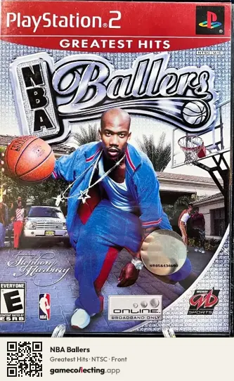 NBA Ballers PlayStation 2, NTSC box front