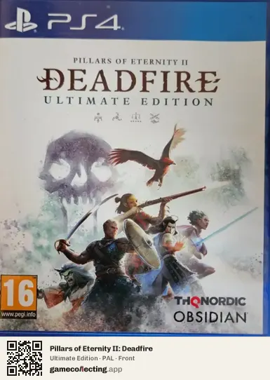 Pillars of Eternity II: Deadfire PlayStation 4, PAL box front