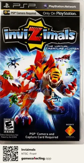 Invizimals PlayStation Portable, NTSC box front