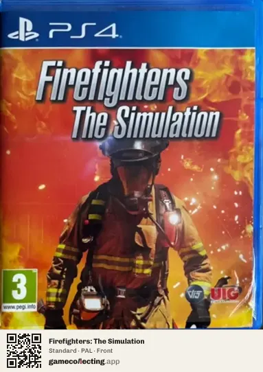 Firefighters: The Simulation PlayStation 4, PAL box front
