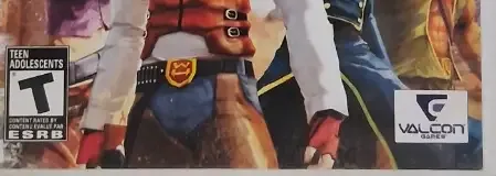 Gunslingers, the ESRB box on its front