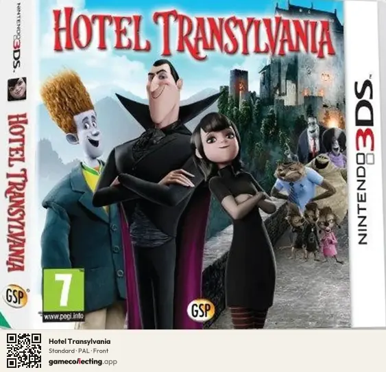 Hotel Transylvania Nintendo 3DS, PAL box front