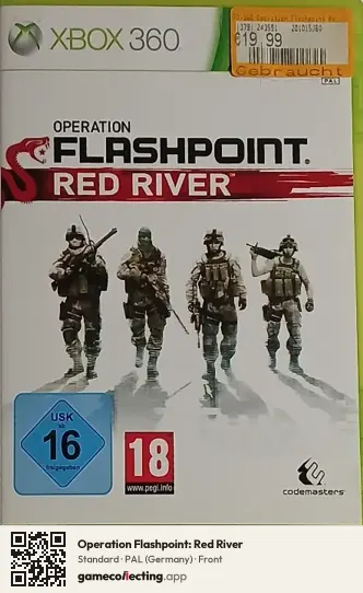 Operation Flashpoint: Red River Xbox 360, Germany box front
