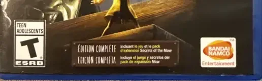 Little Nightmares, the ESRB box on its front