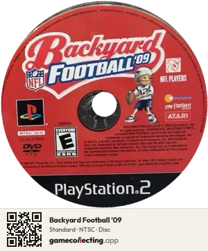 Backyard Football '09 PlayStation 2, NTSC disc