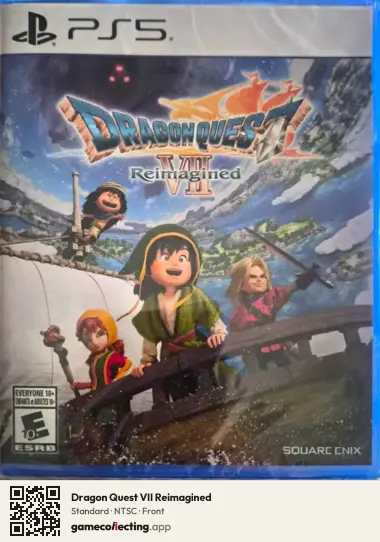 Dragon Quest VII Reimagined PlayStation 5, NTSC box front