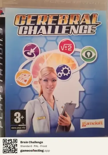 Brain Challenge PlayStation 3, PAL box front