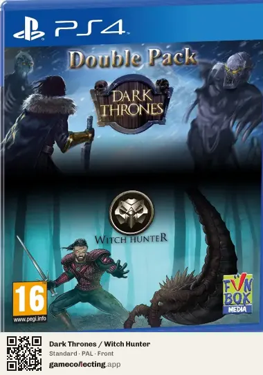 Dark Thrones / Witch Hunter PlayStation 4, PAL box front