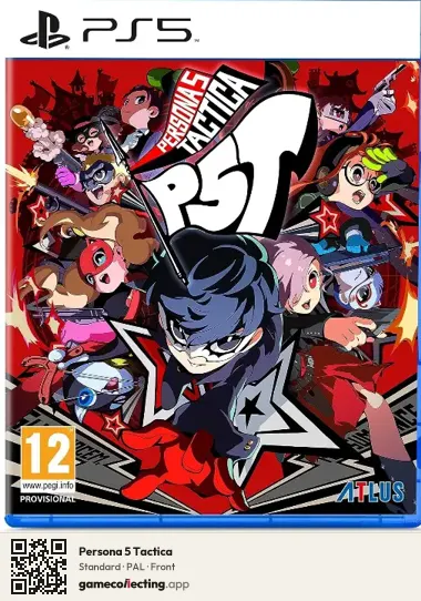 Persona 5 Tactica PlayStation 5, PAL box front